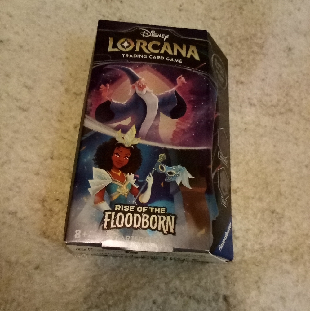 Ravensburger Disney Lorcana Starter Deck Rise of the Floodborn Amethyst Steel